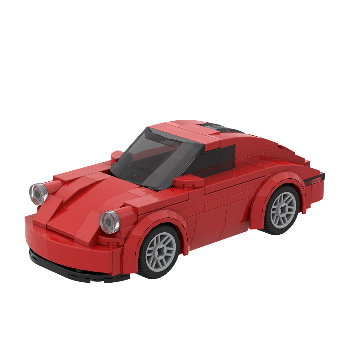 Classic Sports Car Garage Building Blocks
