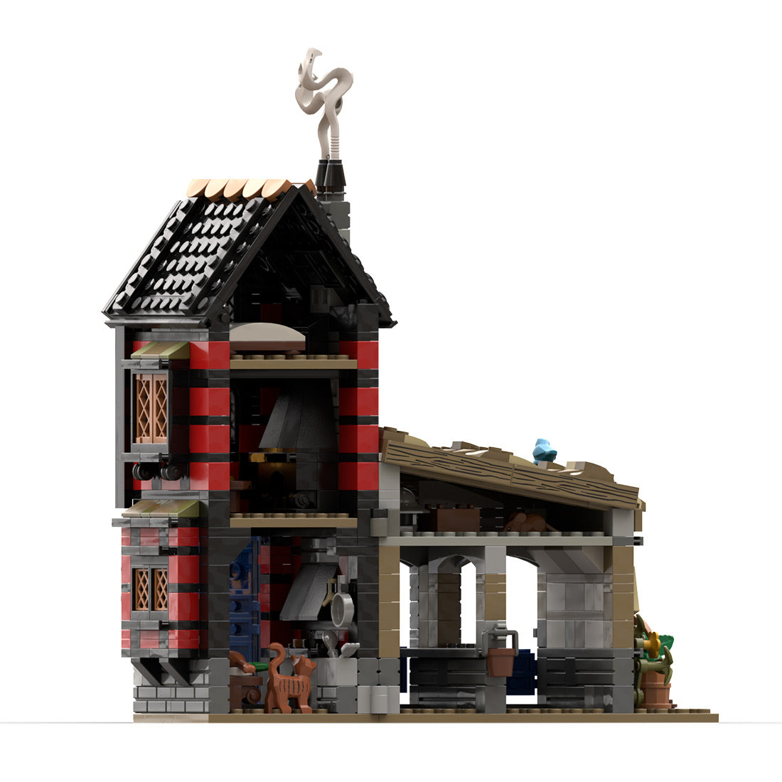 MOC-186433 Medieval Elf's Cottage Building Blocks