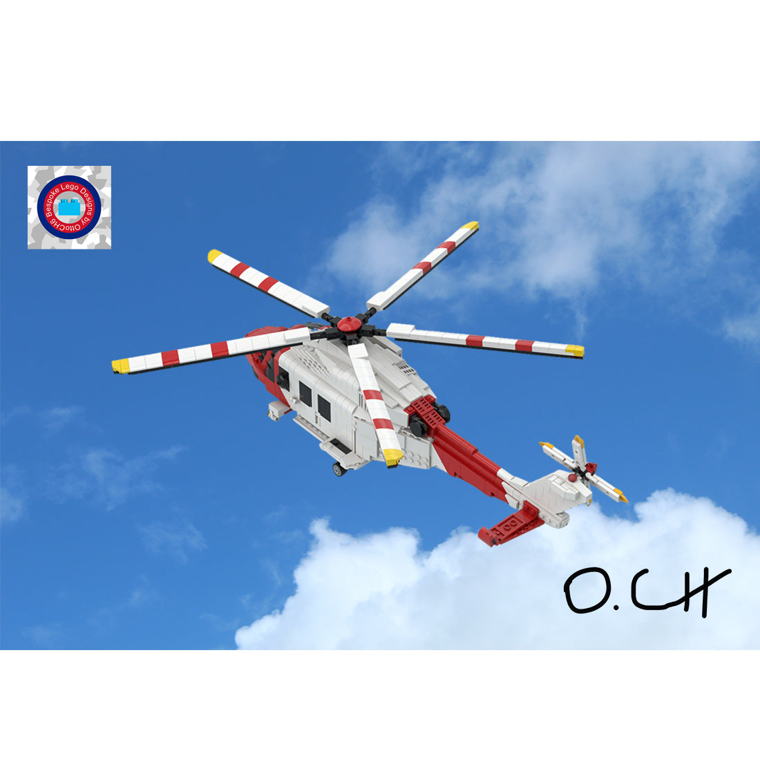 MOC-226775 AgustaWestland AW-139 Building Blocks