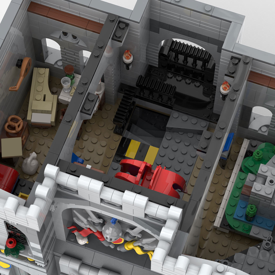 MOC-172749 Medieval Museum - 10305 Lion Knights' Castle Modification Building Blocks