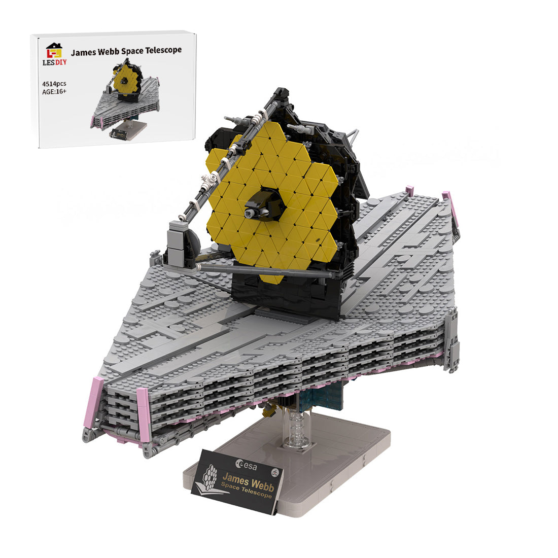 MOC-77613 1/25 James Webb Space Telescope Building Blocks