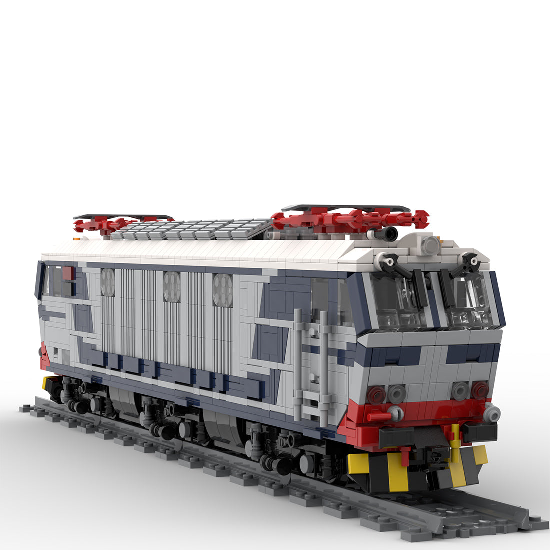 Italy Electric Locomotive E.632 Train Building Blocks