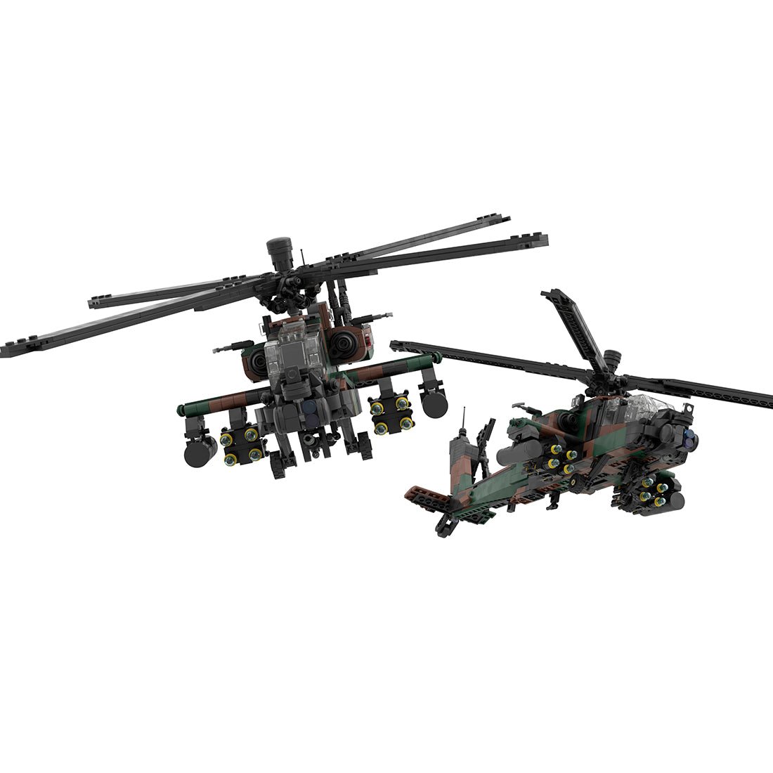 AH - 64 Apache Helicopter Building Blocks - LesDiy - Building Blocks
