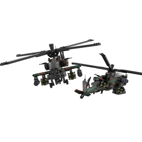 AH - 64 Apache Helicopter Building Blocks - LesDiy - Building Blocks