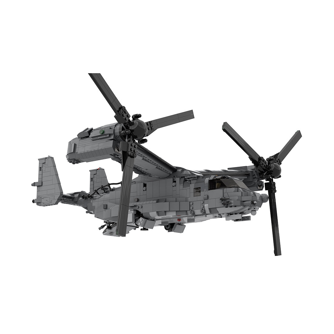 American CV - 22 Tiltrotor Aircraft Military Building Blocks - LesDiy -