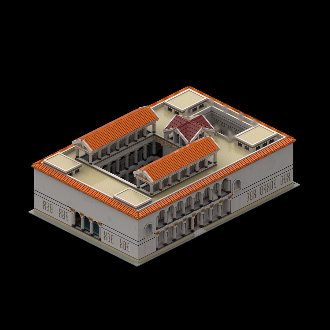 Ancient Roman Bath Building Blocks-LesDiy -