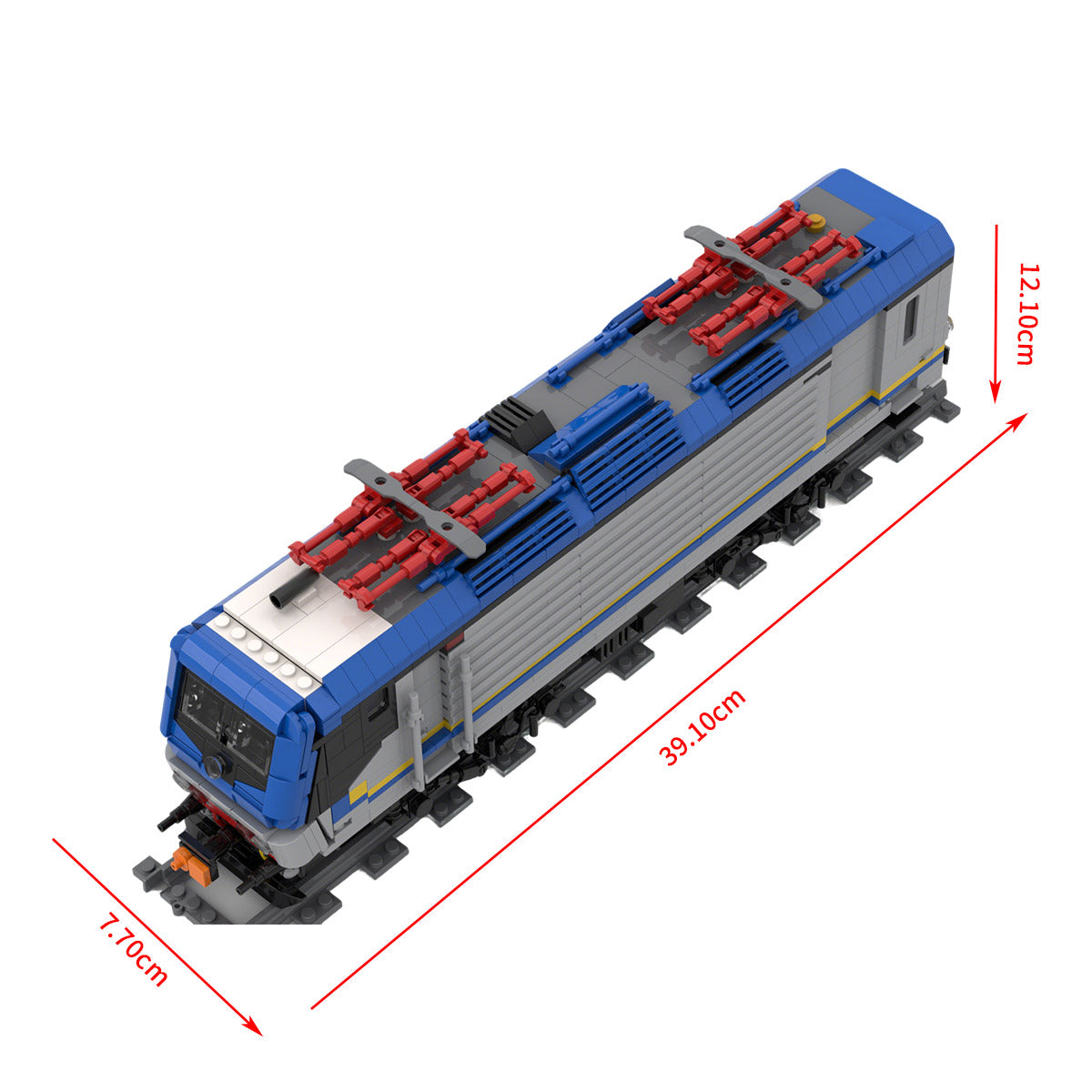 Italy Class Commuter Locomotive Building Blocks