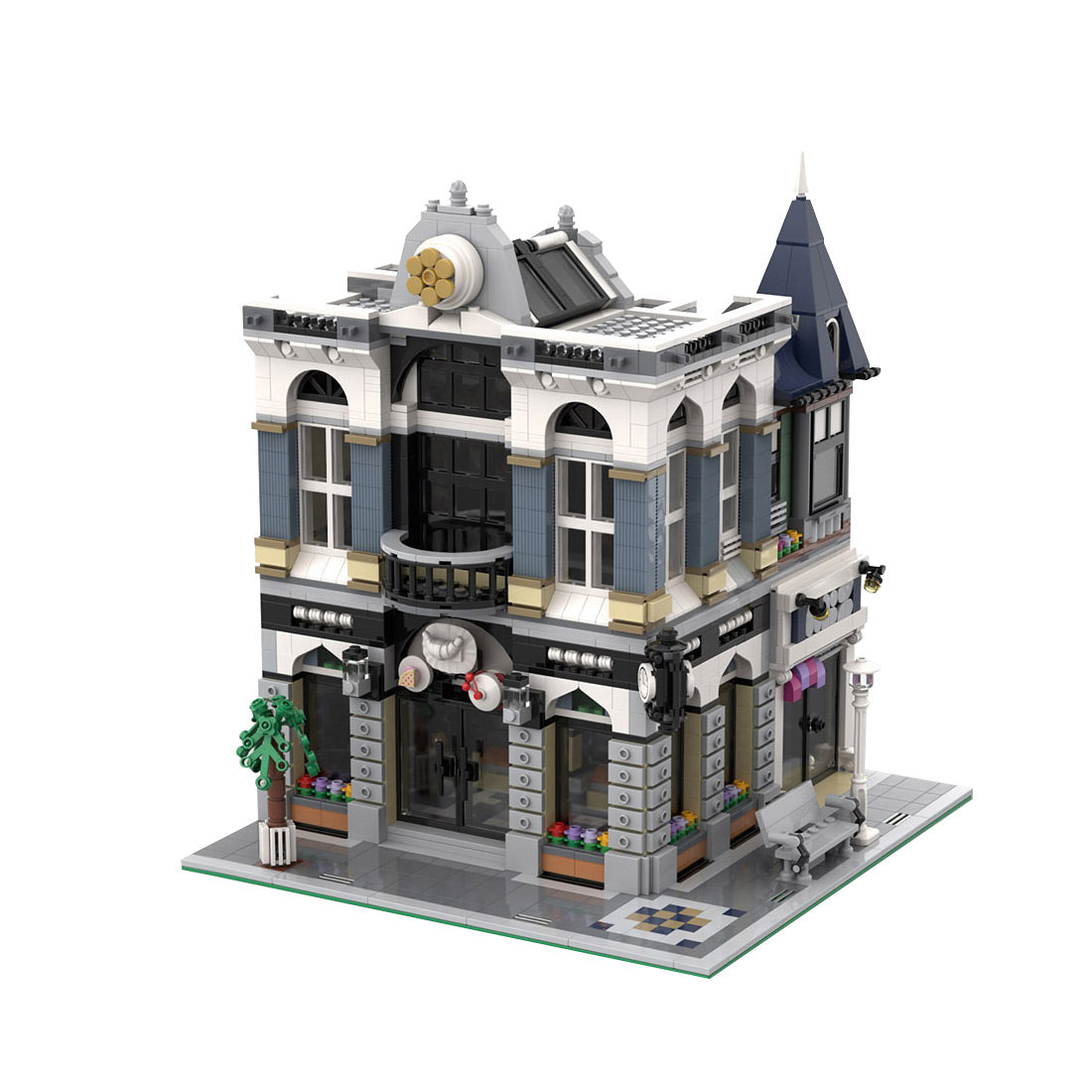 MOC-85888 Cake Bank - 10255 Assembly Square Alternative Building Blocks
