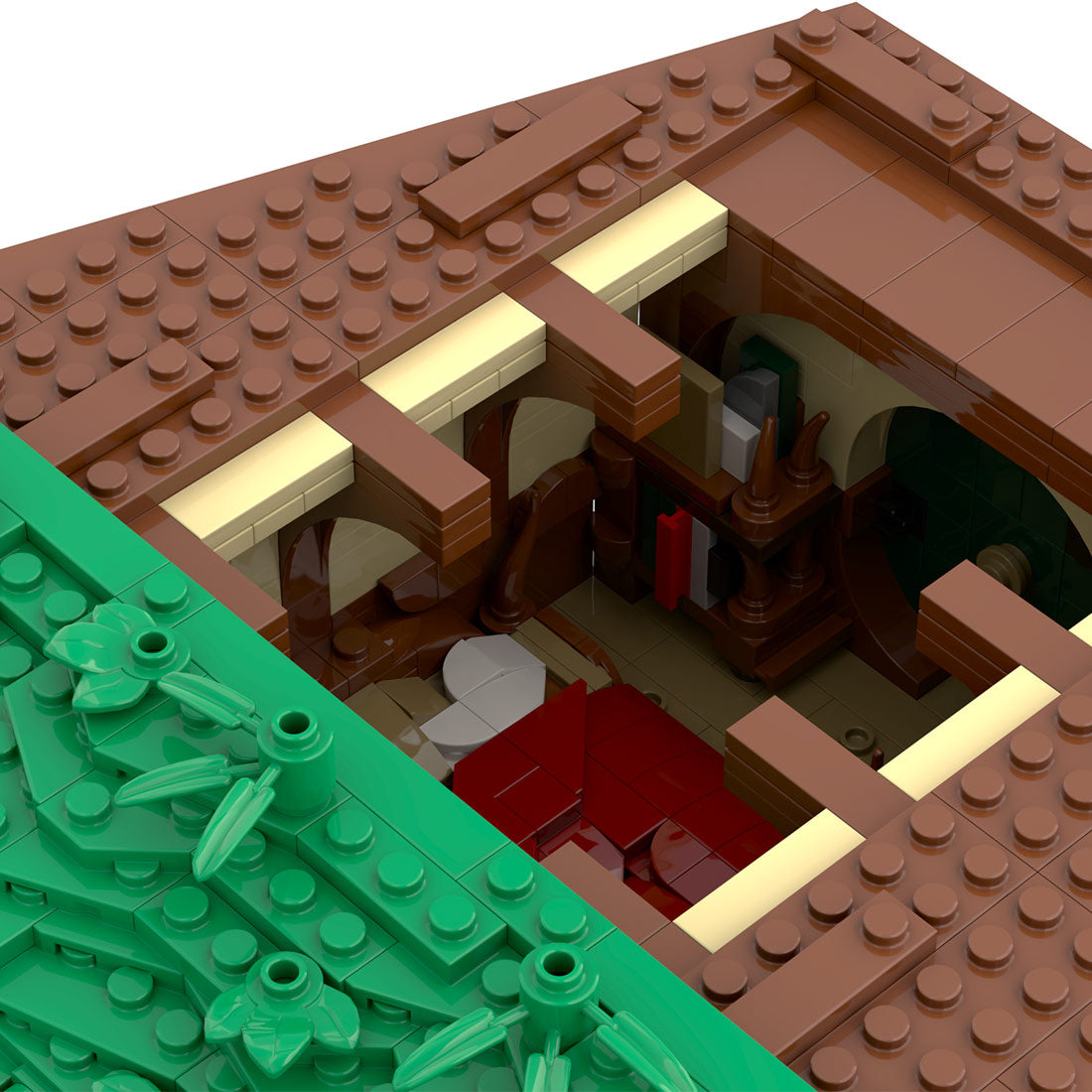 Medieval Cavern Dwelling Modular Building Blocks-Section 2 Guest Room