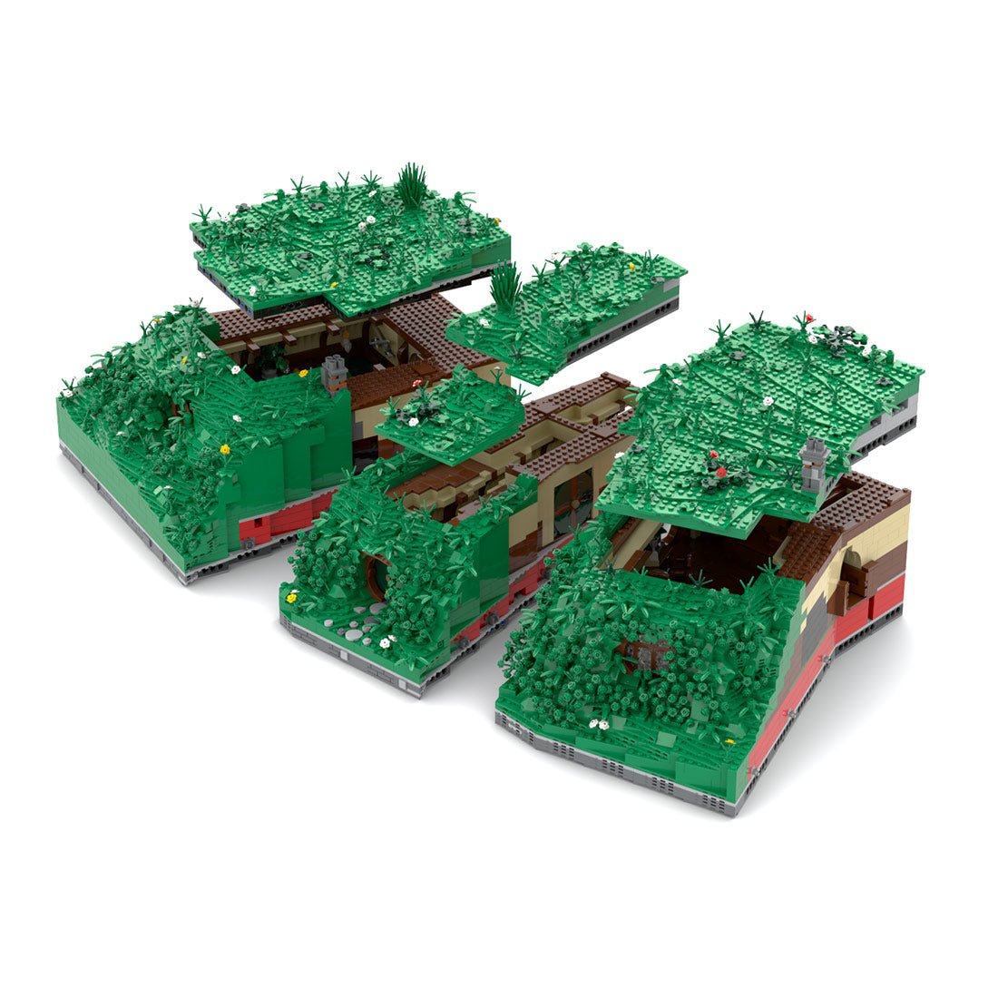 Bag End Modular Building Blocks - The Second Section - LesDiy - Building Blocks