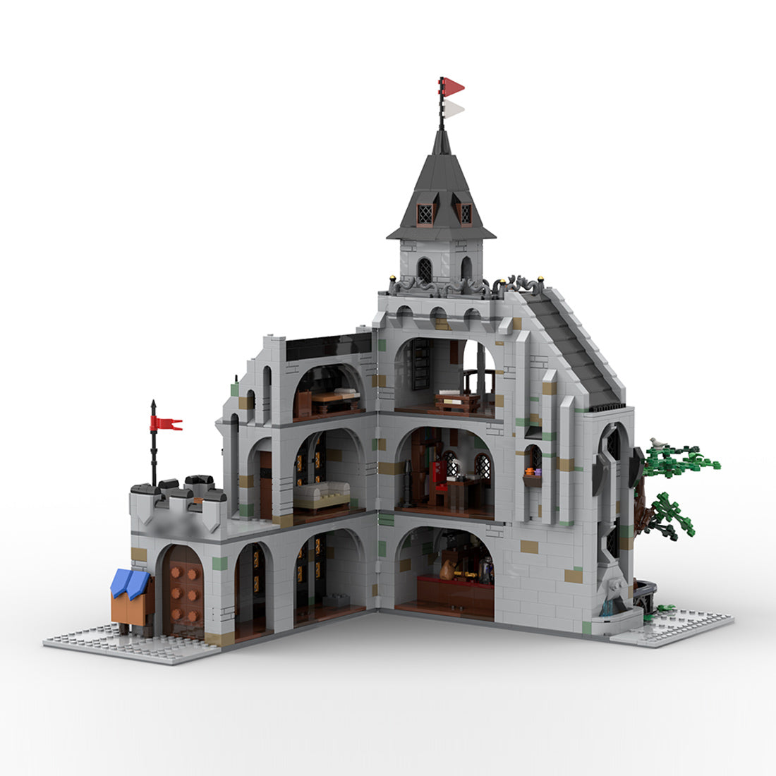 Medieval Adventurer Guild Building Blocks
