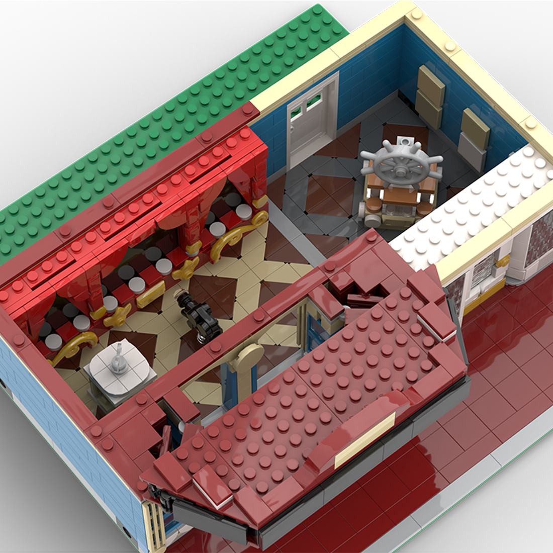 MOC-220451 Cinema | Deluxe Main Street USA Building Blocks