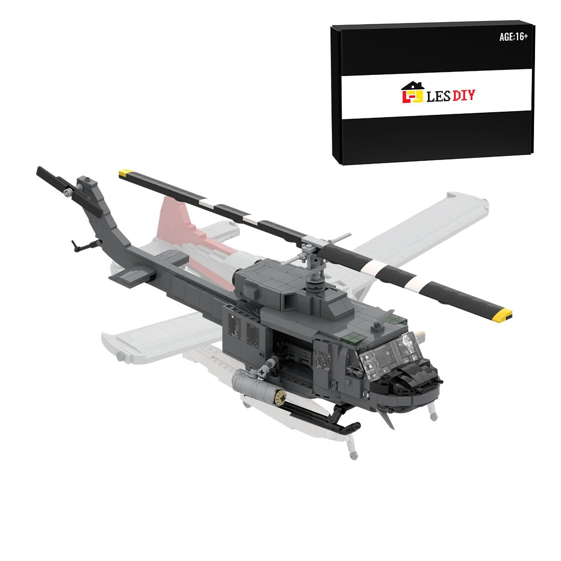 Bell212 Helicopter - LesDiy -