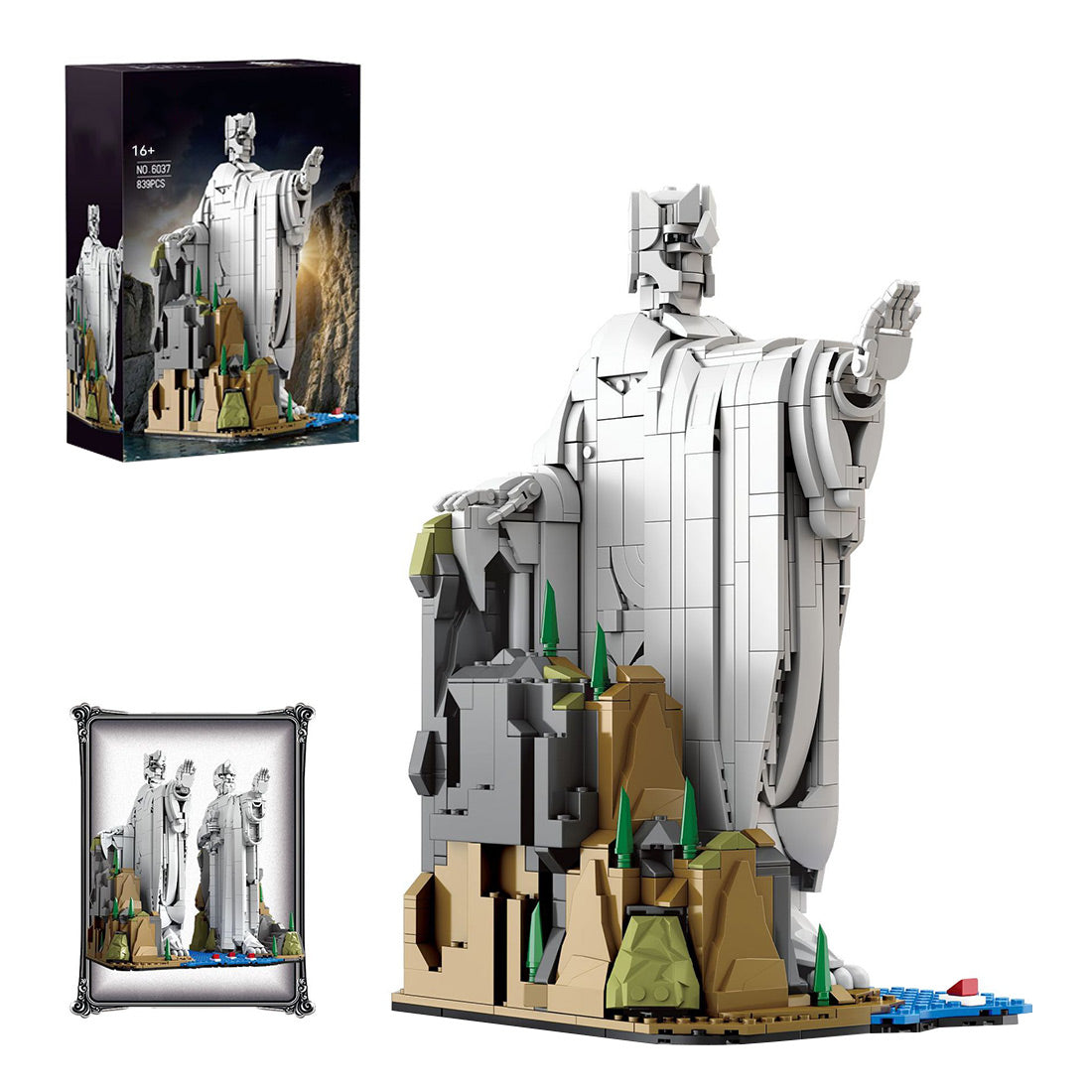 Argonath Stone Statue I Building Blocks