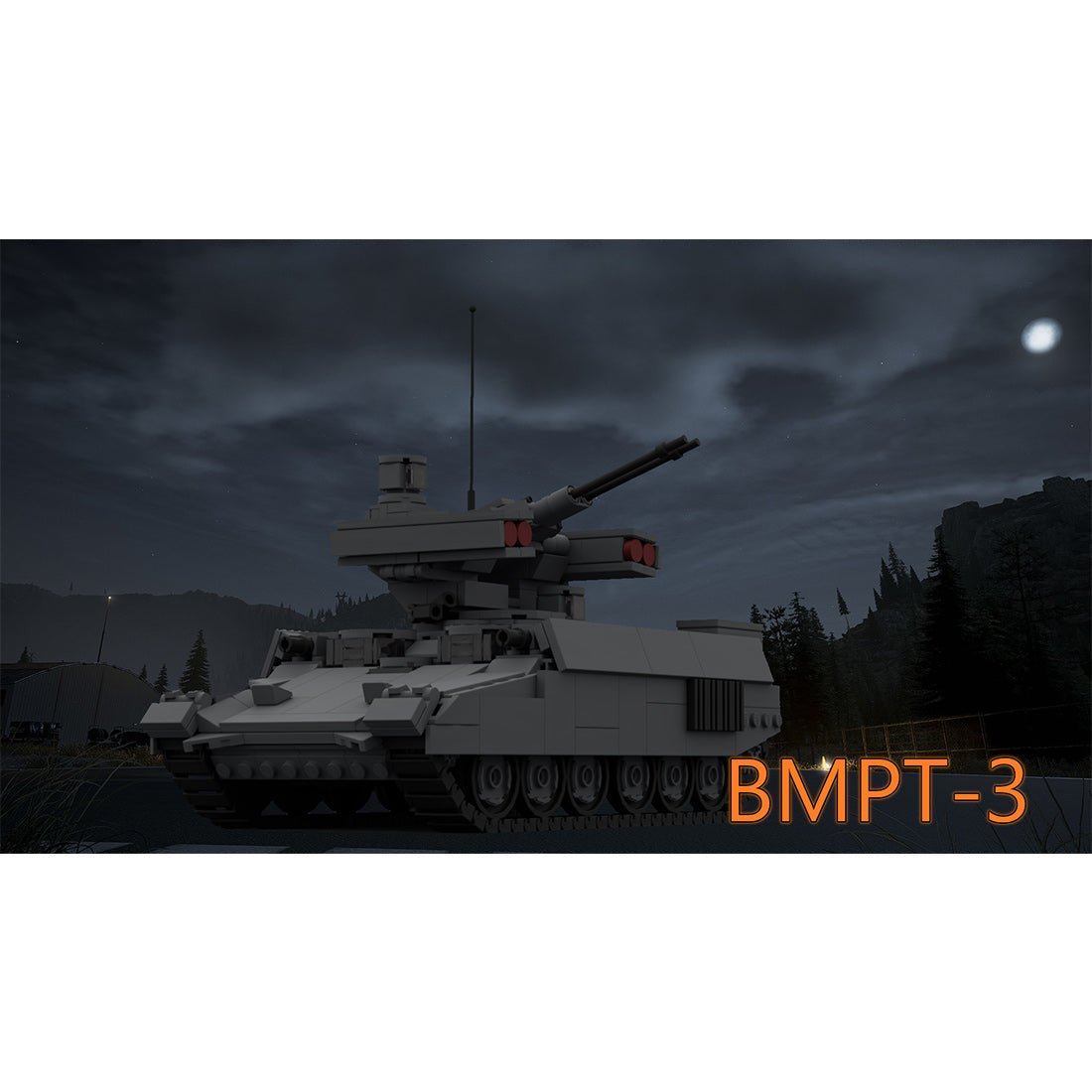BMPT Terminator Armored Fighting Vehicle Building Blocks-LesDiy -
