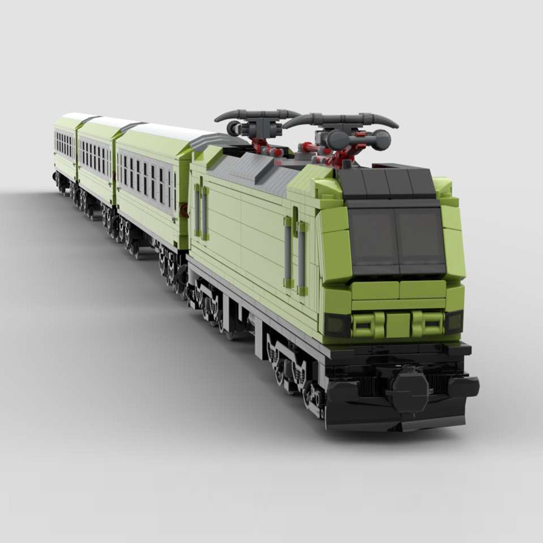 BR - 193 Electric Locomotive Building Blocks Set - LesDiy