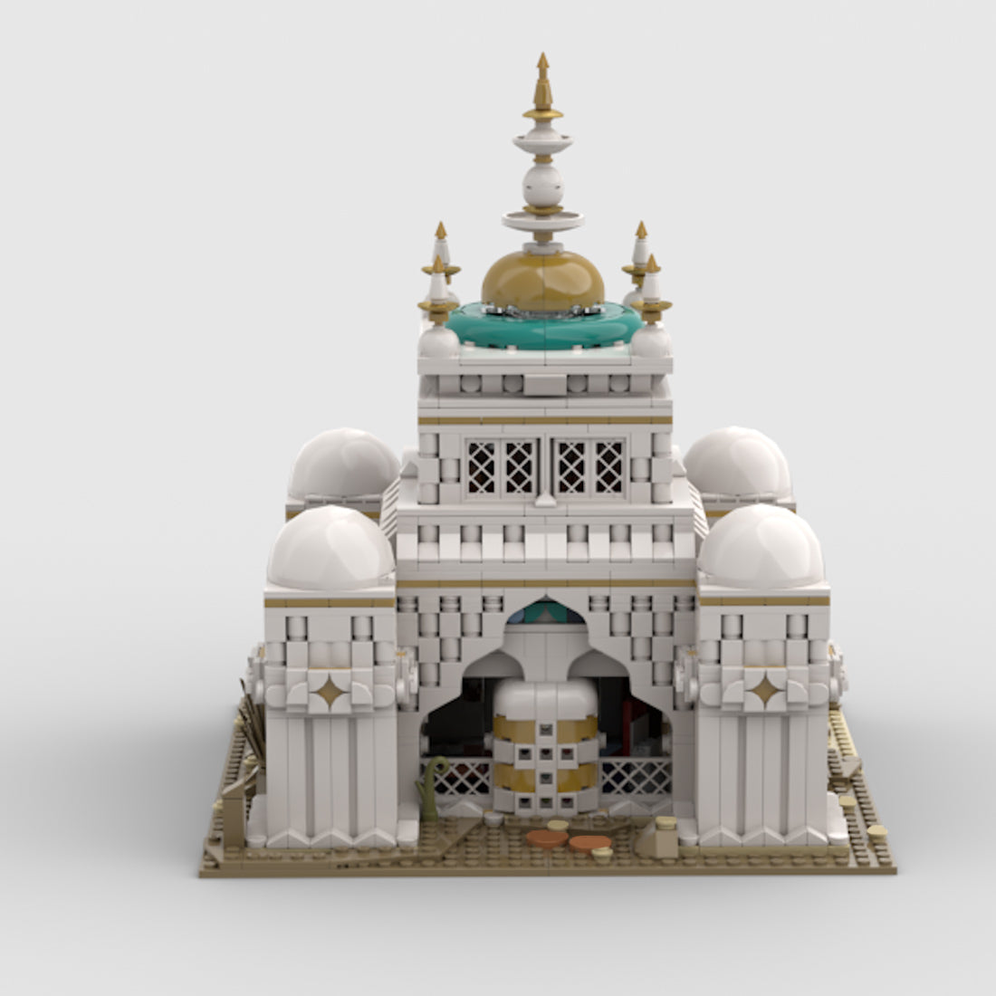 MOC-120253 Middle Eastern Mosque Building Blocks