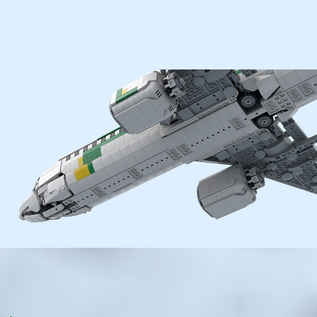 MOC-259173 Mauritania Livery B737 MAX 8 Passenger Airliner Building Blocks