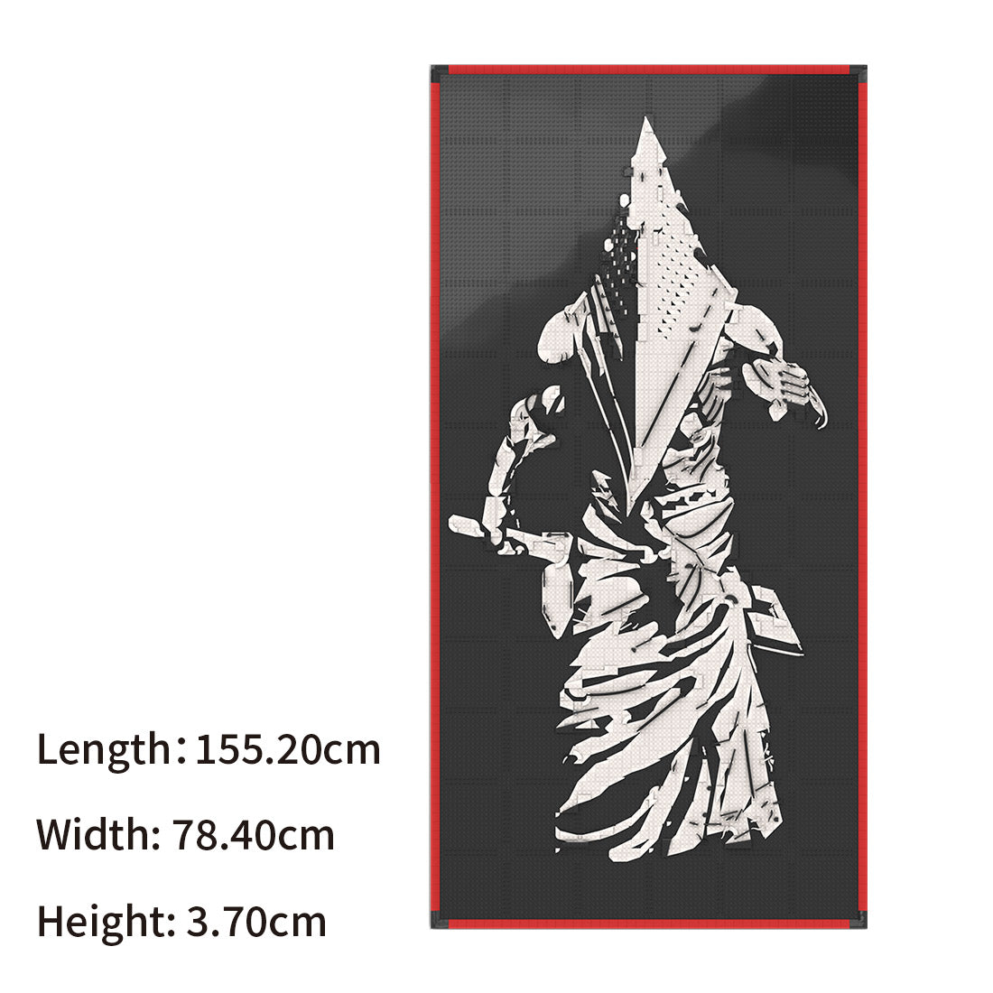 MOC-238914 Lego art relief of a male horror character Building Blocks