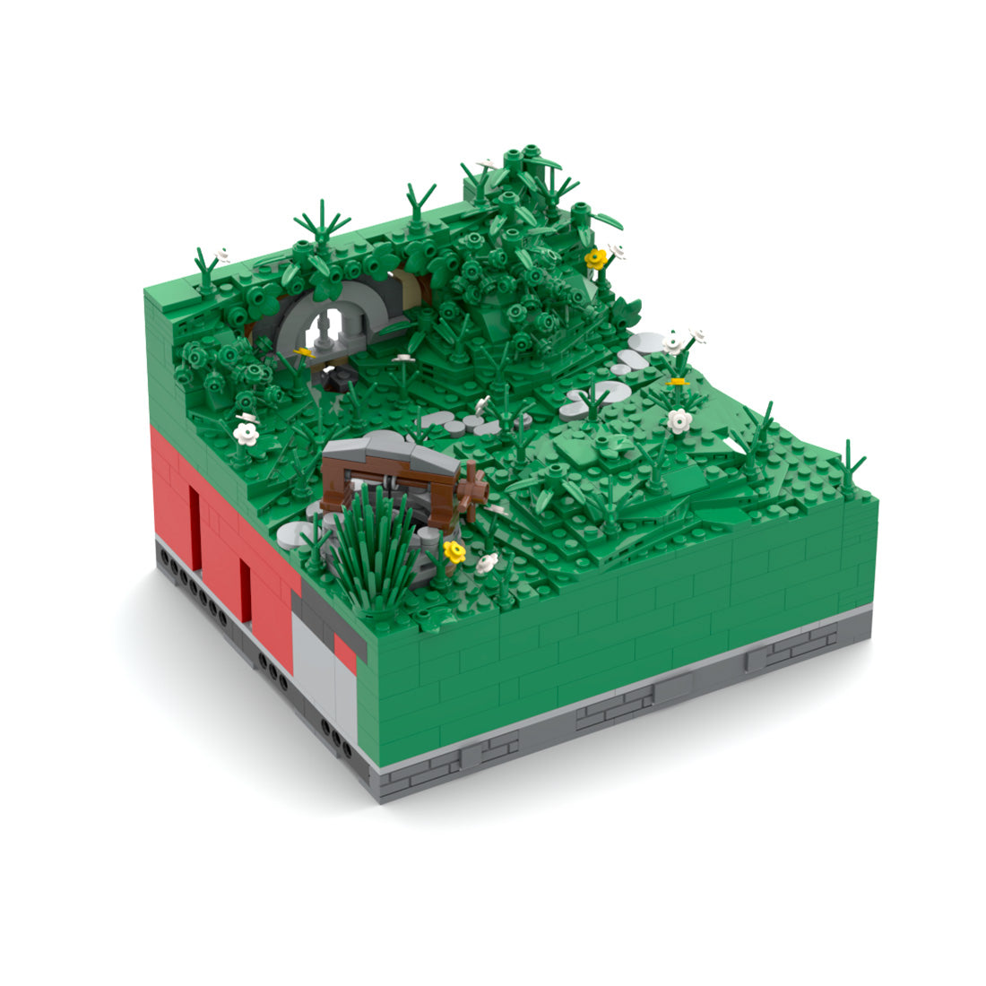 Medieval Cavern Dwelling Modular Section 5 Kitchen Building Blocks