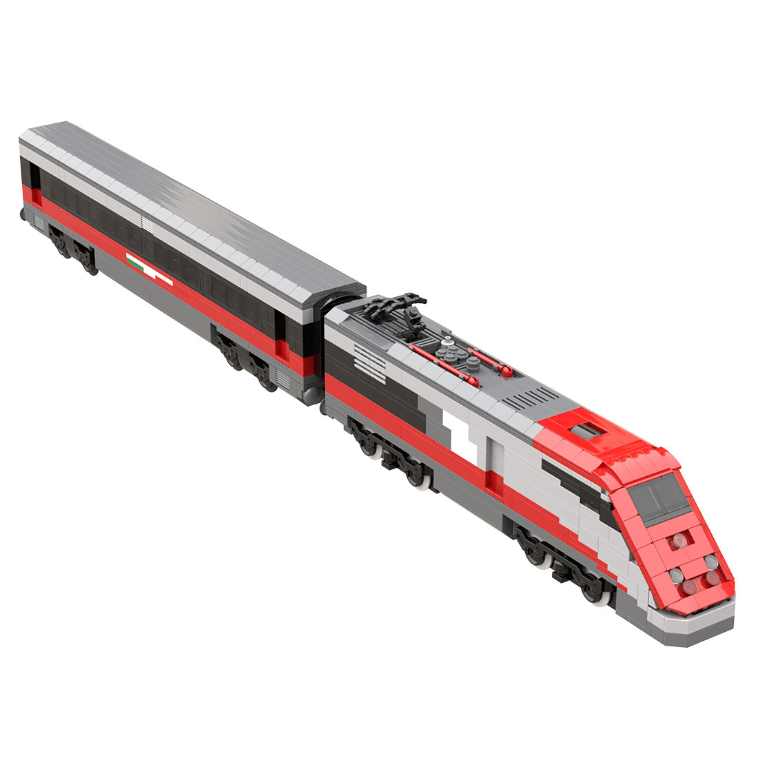 ETR 500 Italian Train Building Blocks(Dynamic version)