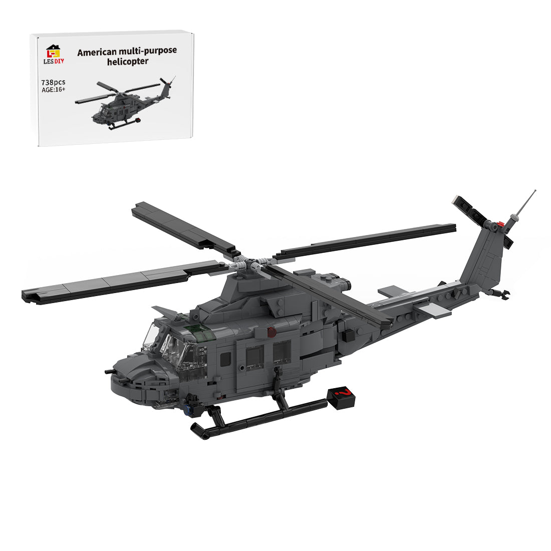 MOC-236742 Bell 412 | International Multirole Helicopter Building Blocks