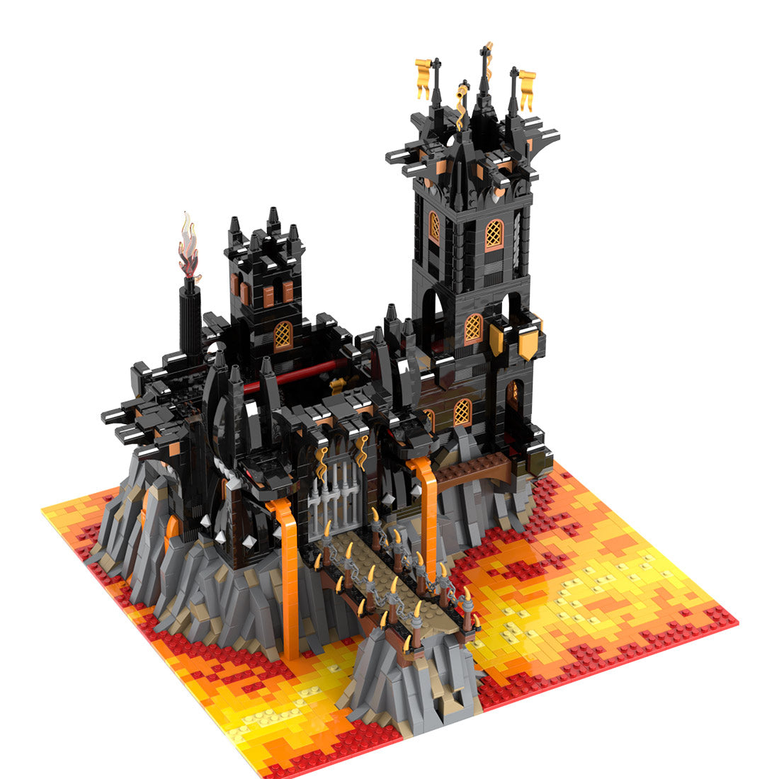 MOC-233488 Black Dragon's Fortress Building Blocks
