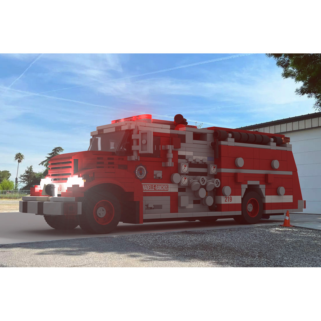 MOC-269790 Type 2 Conventional Cab Fire Truck Building Blocks