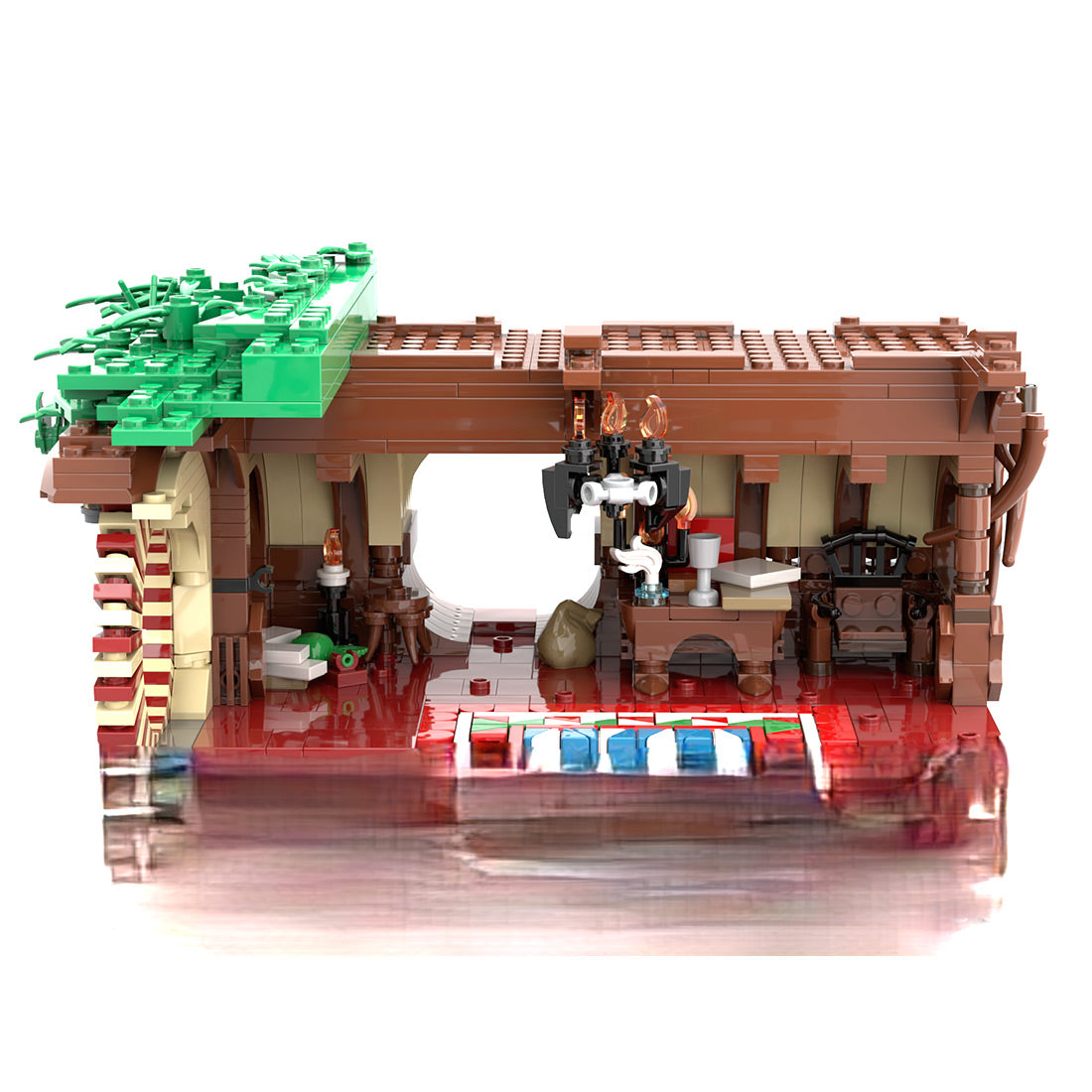 Medieval Cavern Dwelling M2 Modular Reception Hall Building Blocks