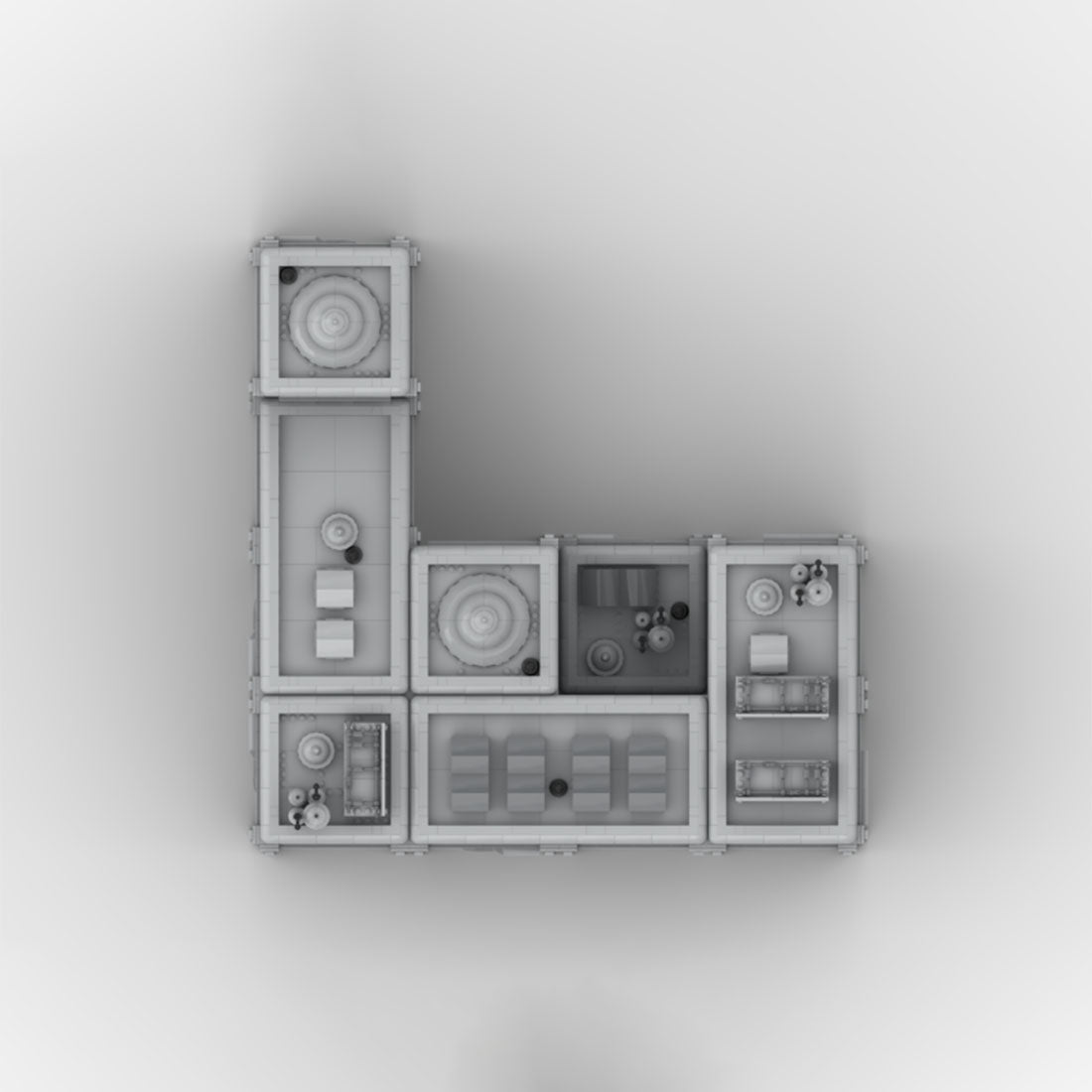 Modular VI Sci-Fi Outpost Building Blocks
