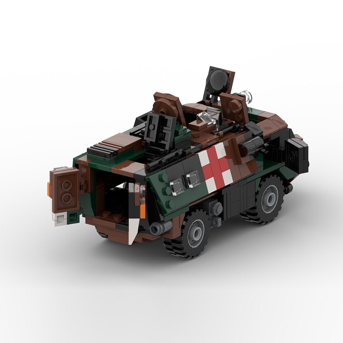 MOC-199407 1/35 Scale Armored Ambulance Vehicle: VAB SAN Building Blocks