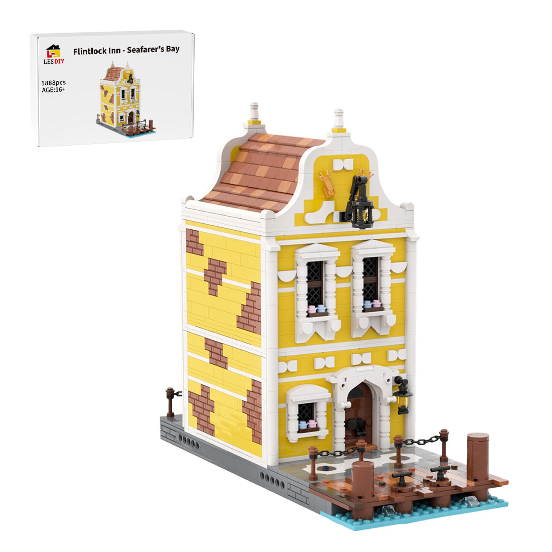 MOC-251241 Crossed Swords Tavern Building Blocks