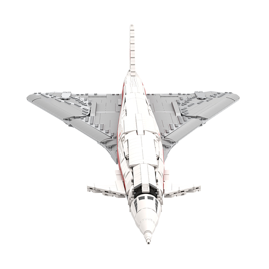 1:80 Scale B2707-200 TWA Supersonic Passenger Aircraft Building Blocks
