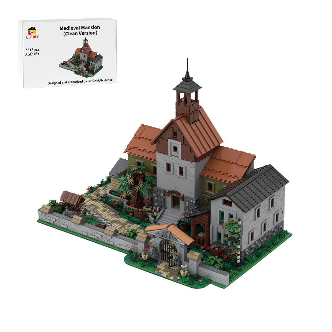 MOC-274686 Medieval Manor Modular Building Blocks (Refined Edition)