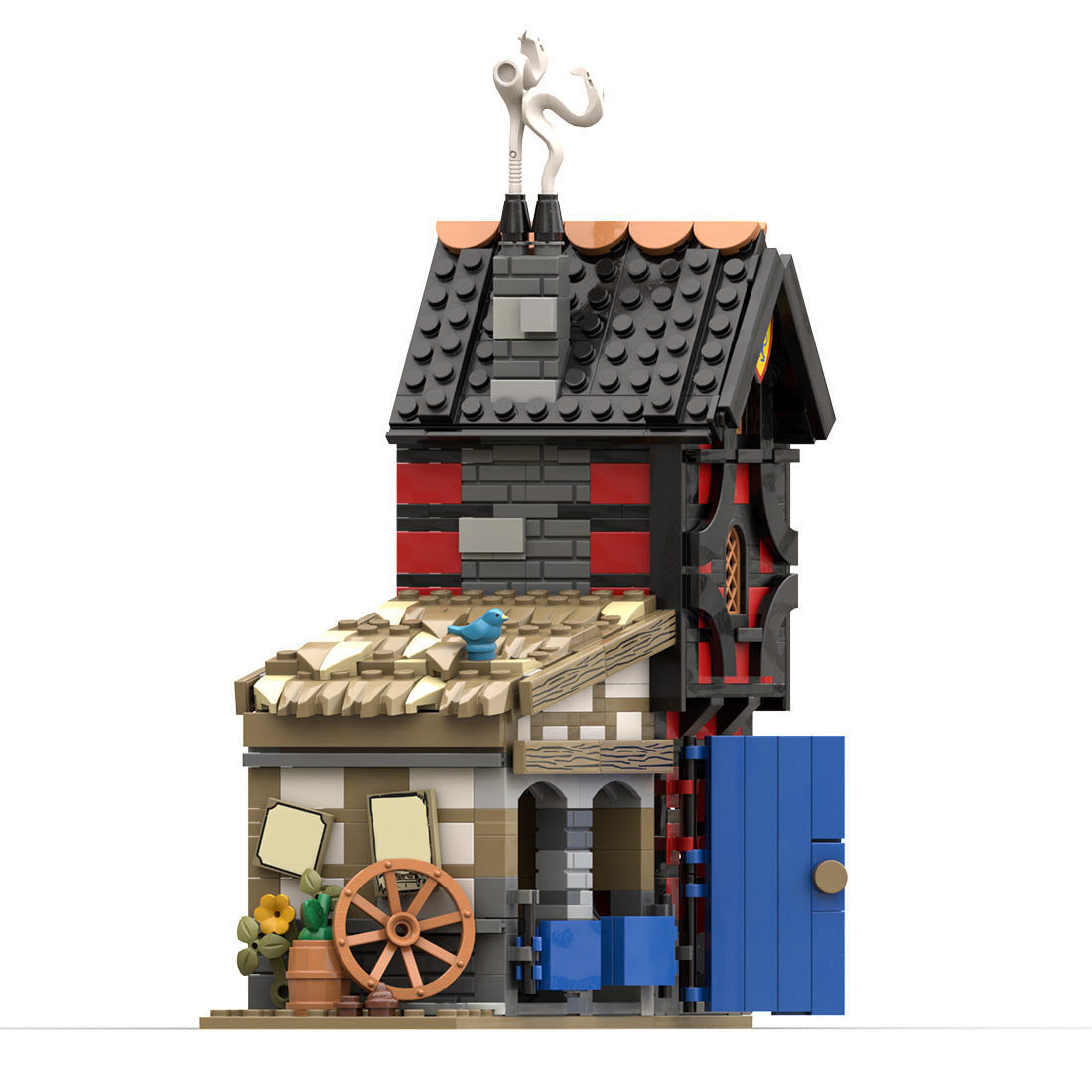 MOC-186433 Medieval Elf's Cottage Building Blocks