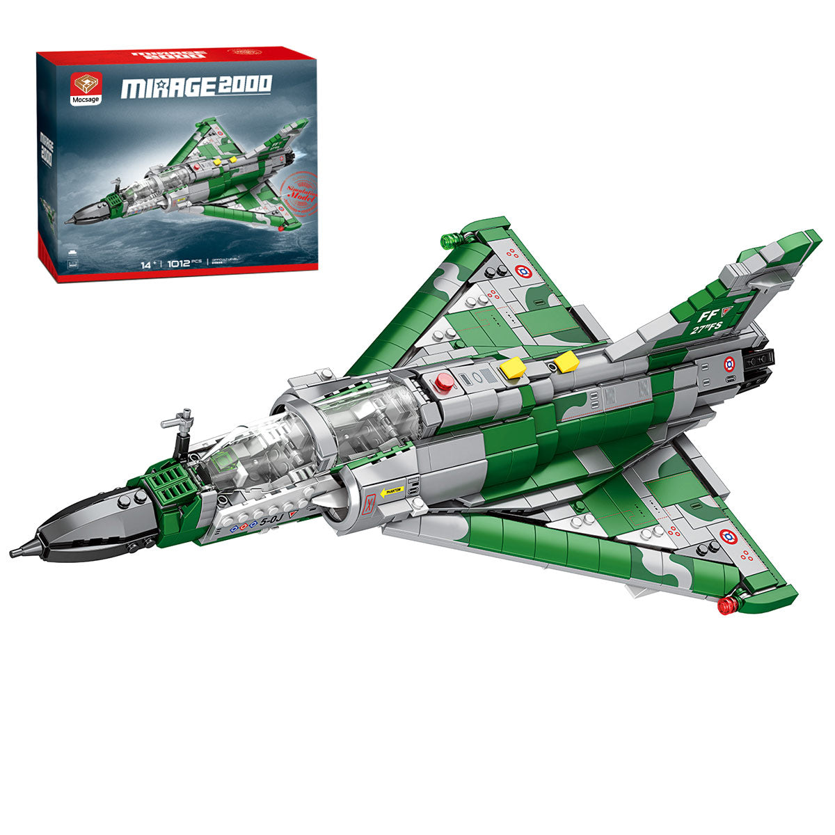 Mocsage MOC-96165 French Military Aviation Fighter Building Blocks