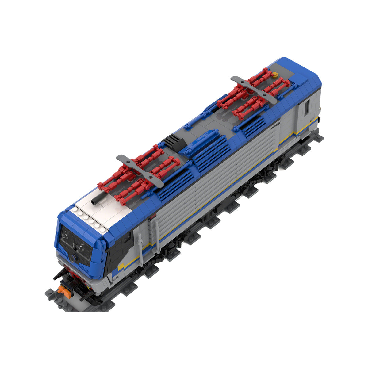 Italy Class Commuter Locomotive Building Blocks