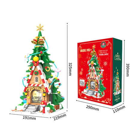 Christmas Elf Tree House Musical Box - LesDiy