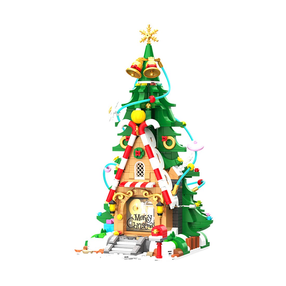 Christmas Elf Tree House Musical Box - LesDiy