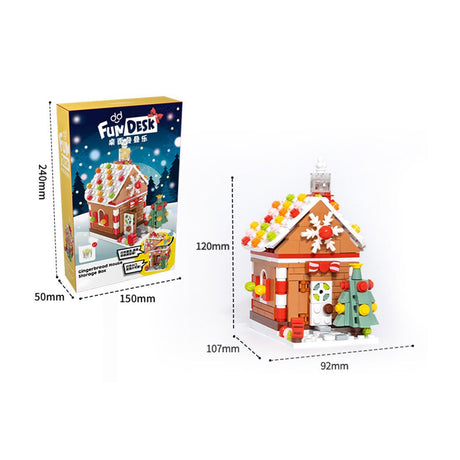 Christmas Gingerbread House - LesDiy - building blocks