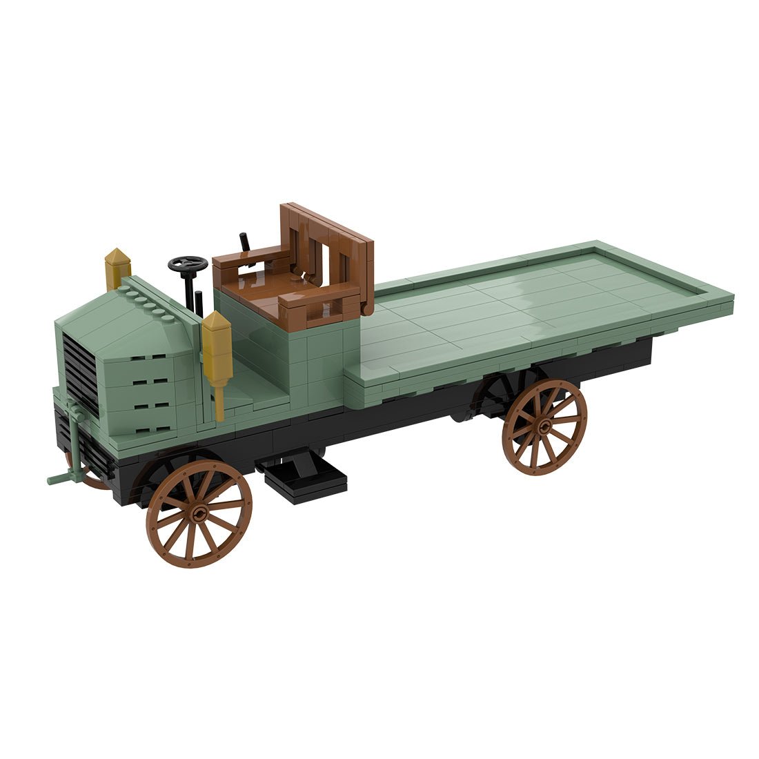 Classic Vintage Truck Building Blocks Set - LesDiy -