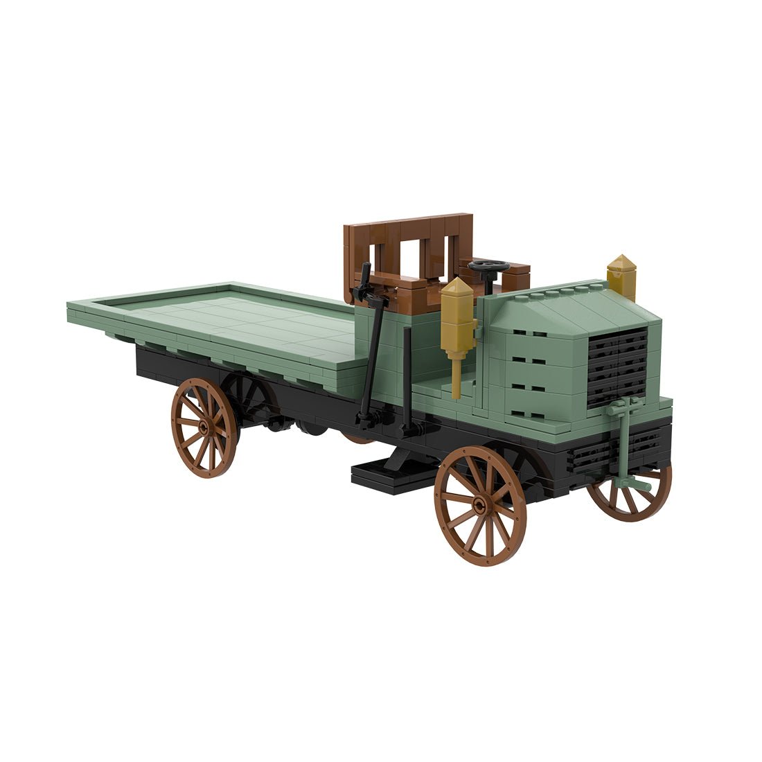 Classic Vintage Truck Building Blocks Set - LesDiy -