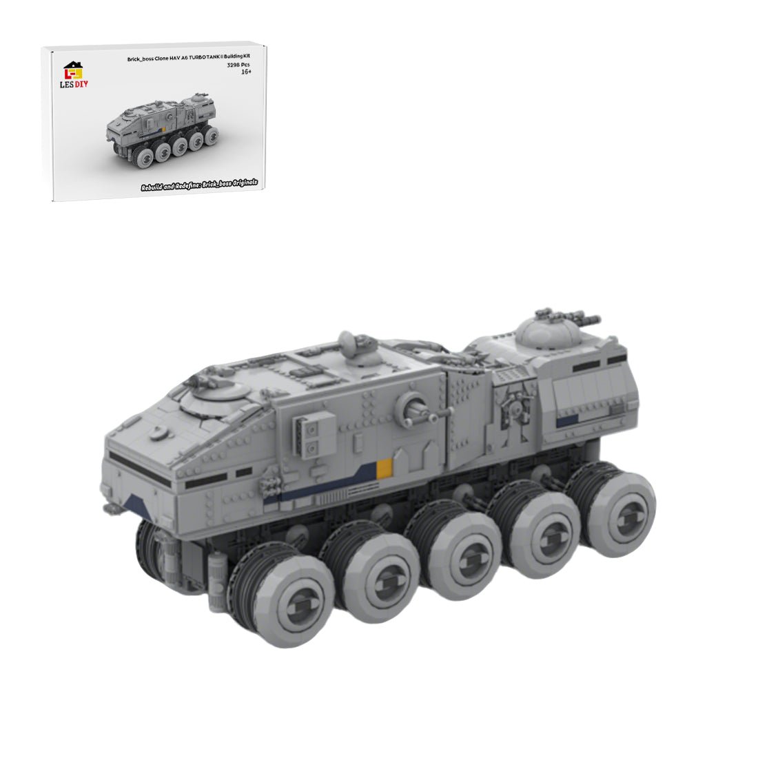 Clone HAV A6 TURBO TANK Building Blocks - LesDiy -