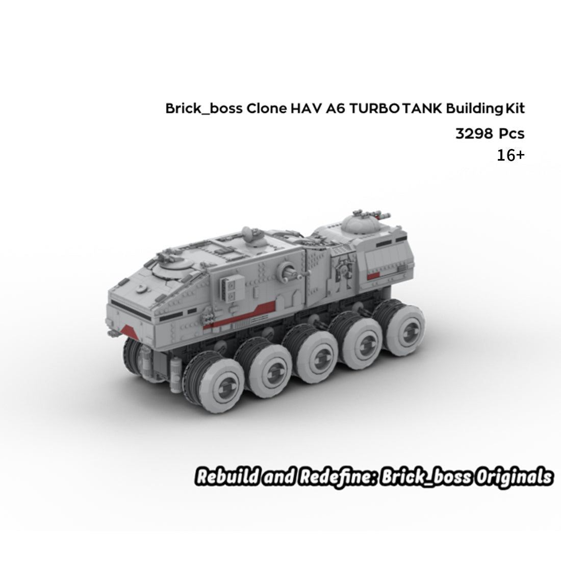 Clone HAV A6 TURBO TANK Building Blocks - LesDiy -