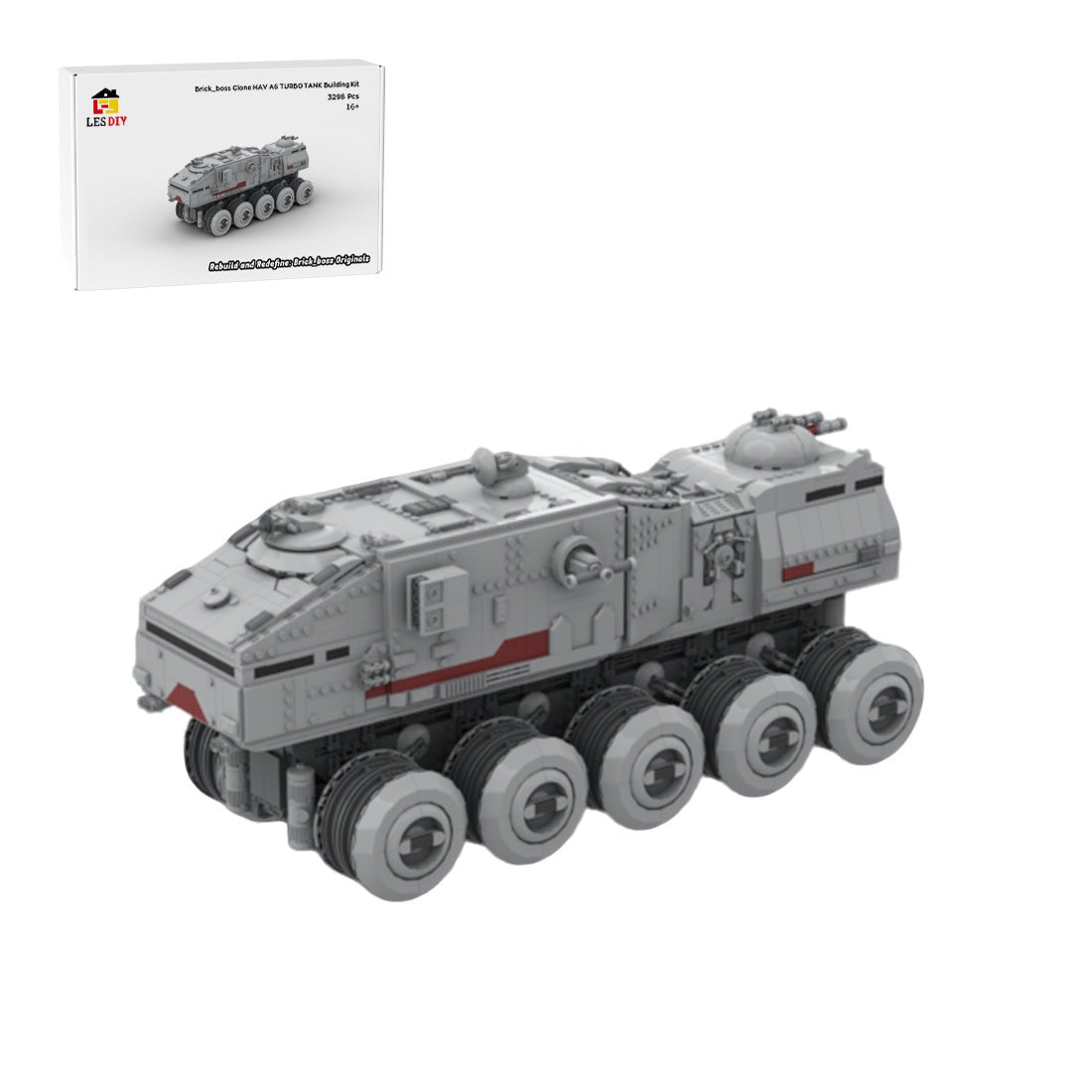 Clone HAV A6 TURBO TANK Building Blocks - LesDiy -
