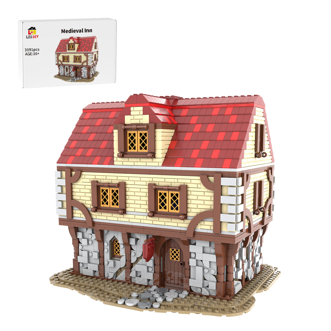MOC-192313 Medieval Inn Building Blocks
