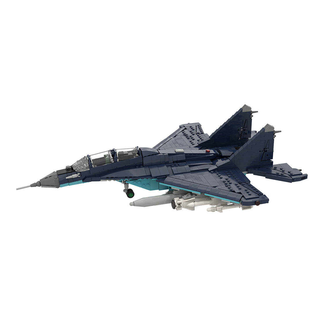 Modern Navy Carrier Fighter Jet Building Blocks