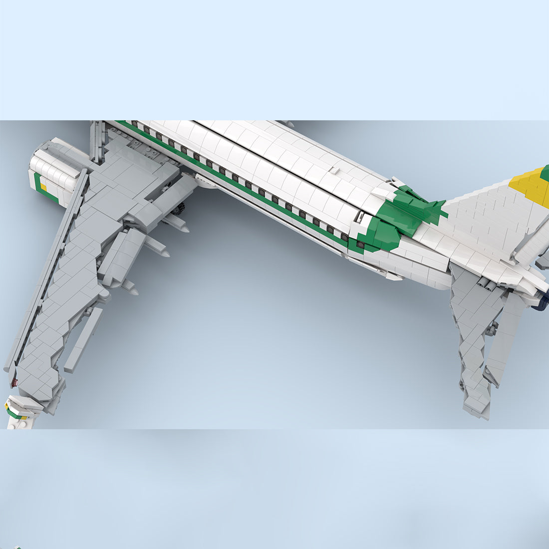 MOC-259173 Mauritania Livery B737 MAX 8 Passenger Airliner Building Blocks