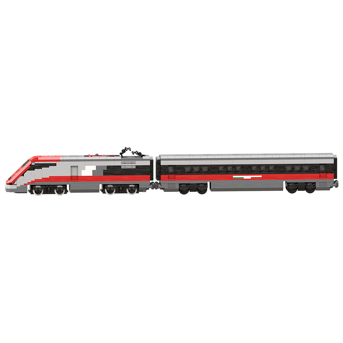 ETR 500 Italian Train Building Blocks(Dynamic version)
