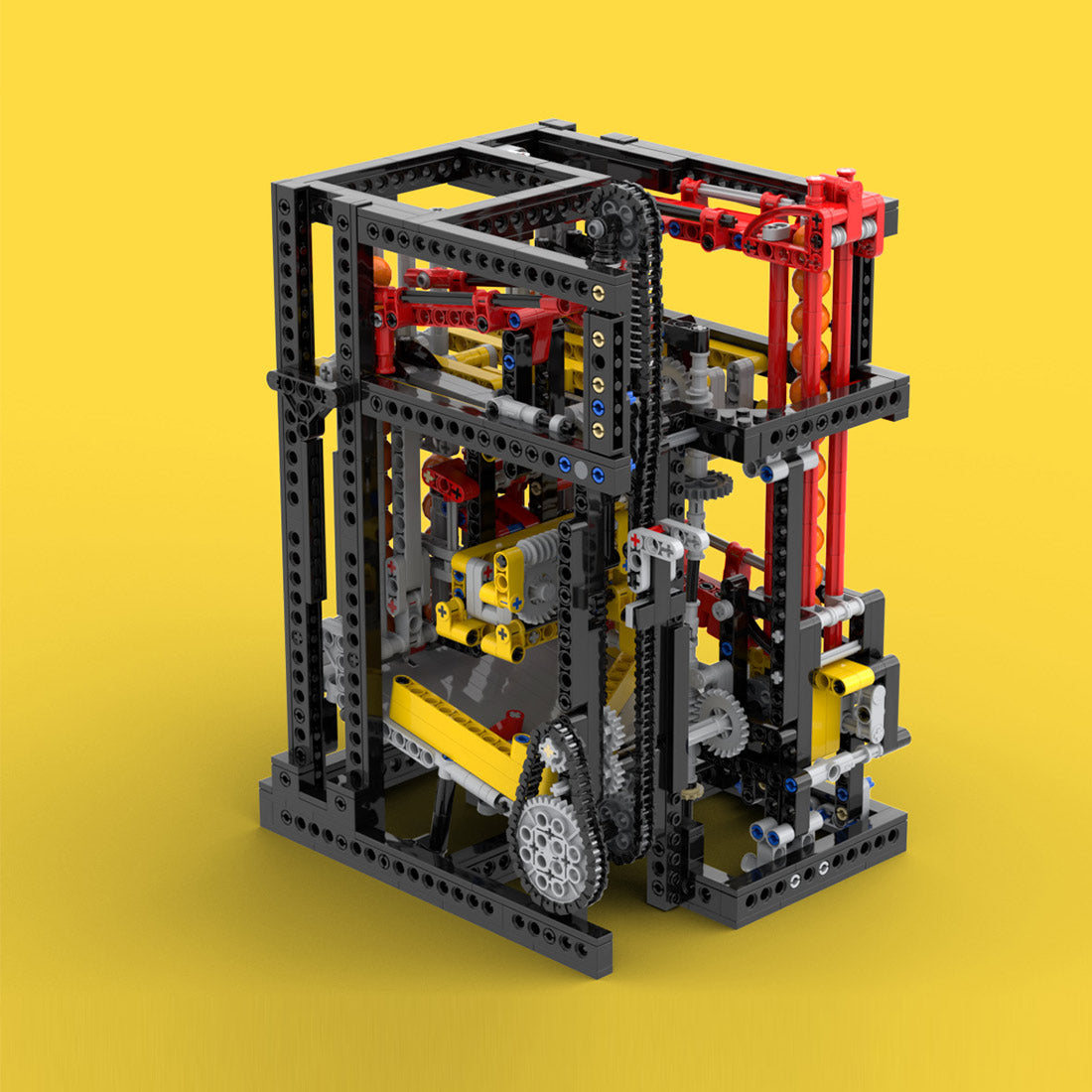 MOC-111898  Vertical Ball Clock Building Blocks